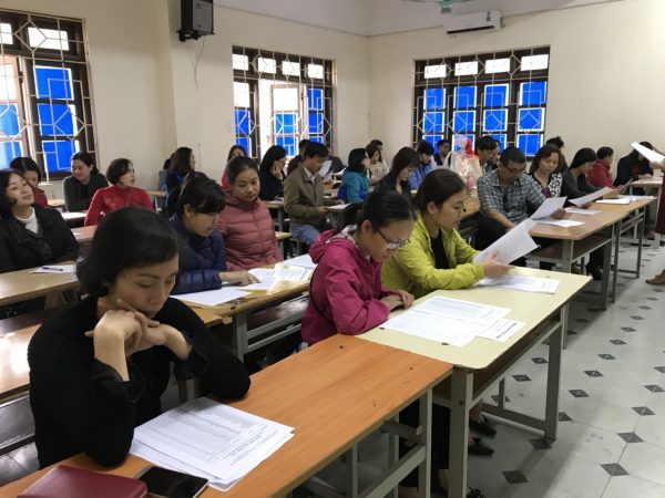 HỌP PHỤ HUYNH HỌC SINH HỌC KỲ I NĂM HỌC 2017-2018