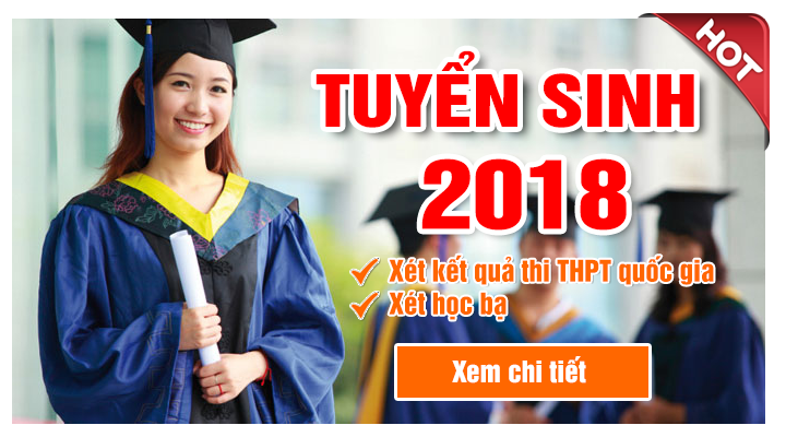 THÔNG BÁO TUYỂN SINH CAO ĐẲNG CHÍNH QUY NĂM 2018