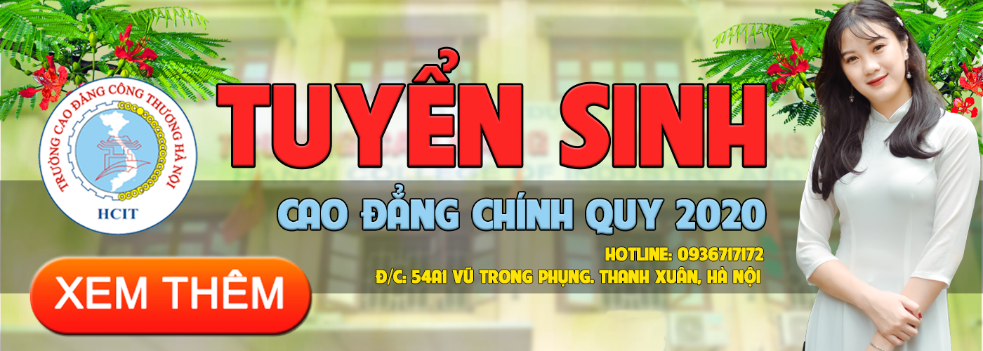 THÔNG BÁO TUYỂN SINH CAO ĐẲNG CHÍNH QUY NĂM 2020