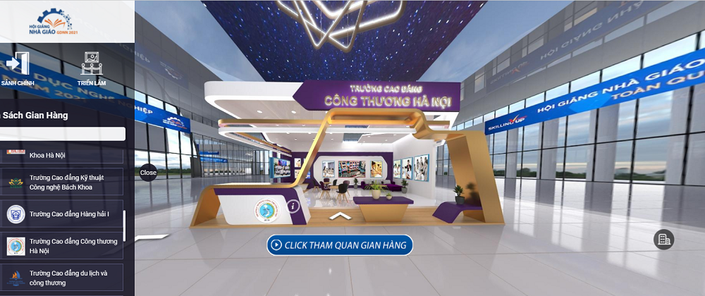 HCIT THAM GIA TRIỂN LÃM SỐ TRONG HỘI GIẢNG NHÀ GIÁO GDNN TOÀN QUỐC NĂM 2021