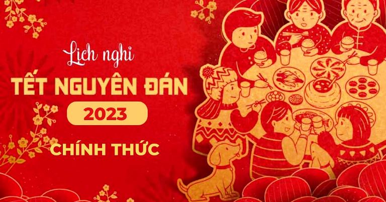 THÔNG BÁO LỊCH NGHỈ TẾ NGUYÊN ĐÁN QUÝ MÃO 2023