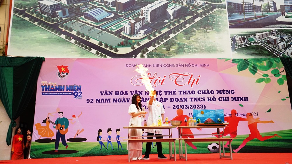 SÔI NỔI CÁC HOẠT ĐỘNG VĂN HÓA, VĂN NGHỆ, TDTT CHÀO MỪNG 92 NĂM NGÀY THÀNH LẬP ĐOÀN TNCS HỒ CHÍ MINH 26/03/1931 – 26/03/2023