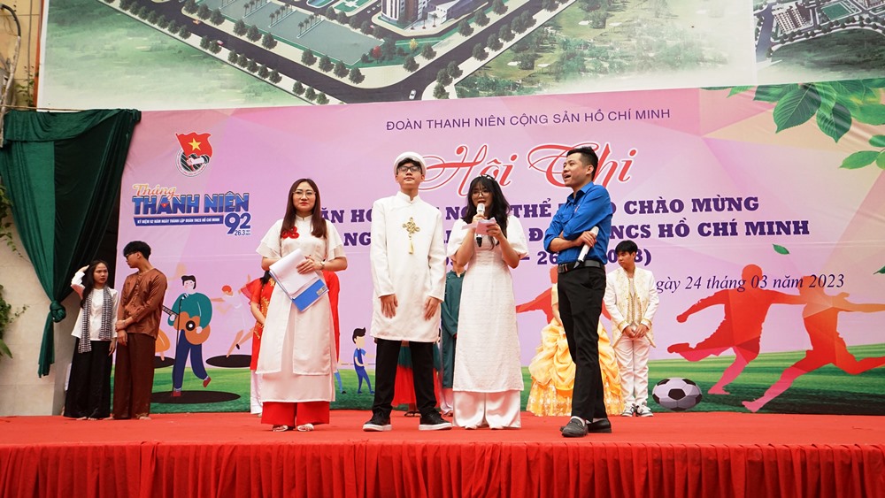 SÔI NỔI CÁC HOẠT ĐỘNG VĂN HÓA, VĂN NGHỆ, TDTT CHÀO MỪNG 92 NĂM NGÀY THÀNH LẬP ĐOÀN TNCS HỒ CHÍ MINH 26/03/1931 – 26/03/2023