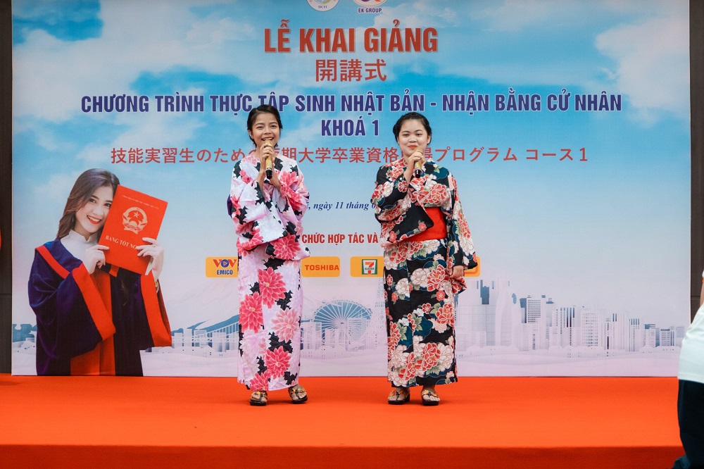 ẢNH LỄ KHAI GIẢNG CHƯƠNG TRÌNH TTS NHẬT BẢN NHẬN BẰNG CAO ĐẲNG KHÓA I