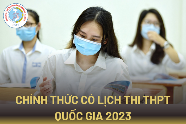 BỘ GIÁO DỤC ĐÀO TẠO CÔNG BỐ LỊCH THI TỐT NGHIỆP CHÍNH THỨC VÀ ĐỀ THAM KHẢO THI TỐT NGHIỆP THPT 2023