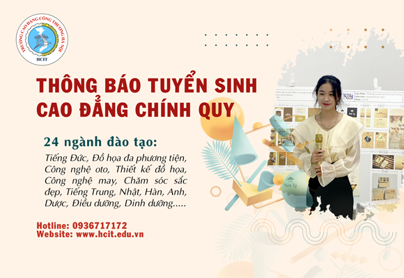 THÔNG TIN  CÁC NGÀNH ĐÀO TẠO HỆ CAO ĐẲNG CHÍNH QUY