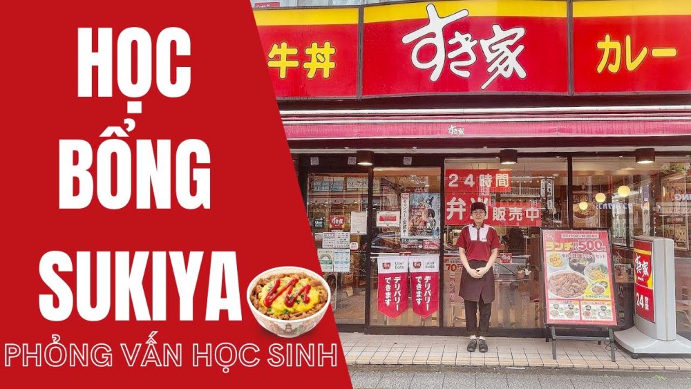 HỌC BỔNG DU HỌC NHẬT BẢN NGÀNH NHÀ HÀNG ( NHÀ HÀNG SUKIYA)