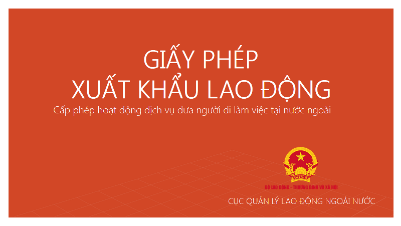 GIẤY PHÉP XKLĐ