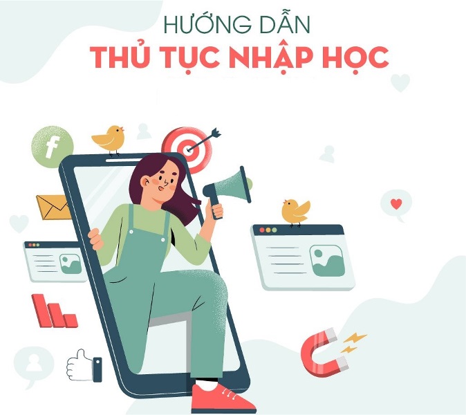 HƯỚNG DẪN THỦ TỤC NHẬP HỌC SINH VIÊN HỆ CAO ĐẲNG NĂM HỌC 2024 – 2025