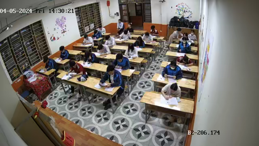 KIỂM TRA KHẢO SÁT CHẤT LƯỢNG HỌC SINH KHỐI 12 TRẬT TỰ, AN TOÀN, NGHIÊM TÚC,  ĐÚNG QUY CHẾ