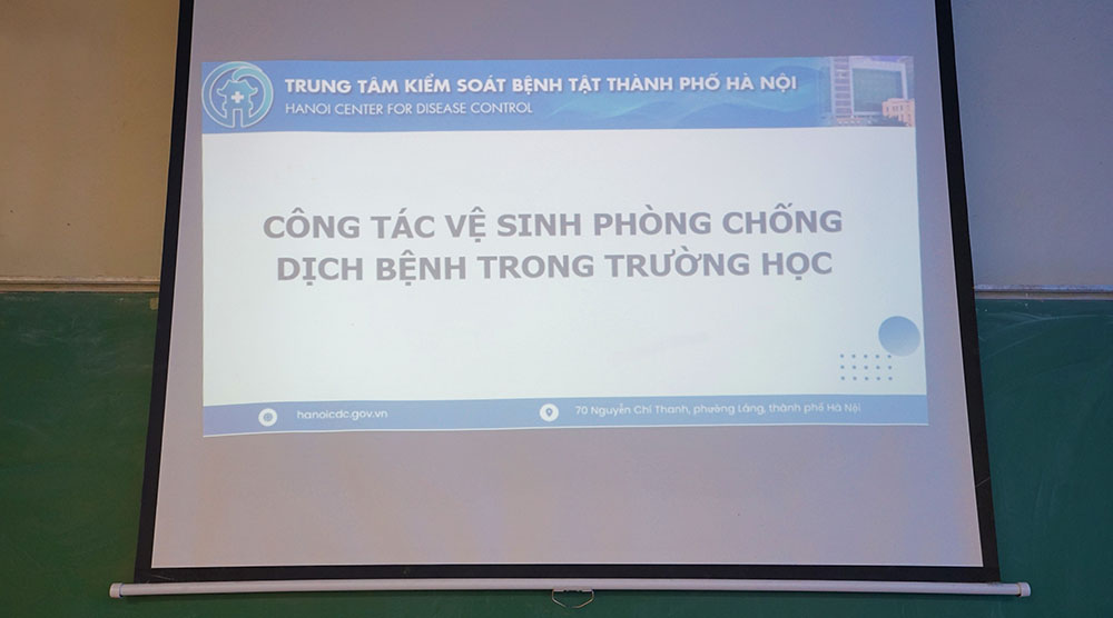 TĂNG CƯỜNG GIÁO DỤC, TUYÊN TRUYỀN VỀ CÁC BIỆN PHÁP VỆ SINH PHÒNG CHỐNG BỆNH CHO HỌC SINH, SINH VIÊN