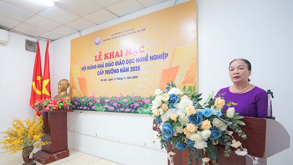 LỄ KHAI MẠC HỘI GIẢNG NHÀ GIÁO GDNN NĂM 2025