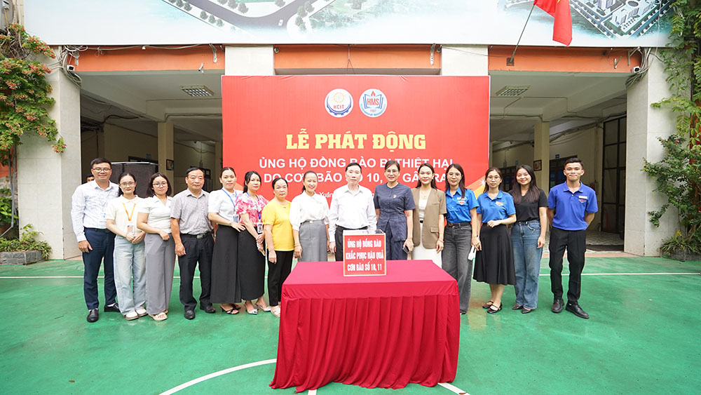 LỄ QUYÊN GÓP ỦNG HỘ ĐỒNG BÀO BỊ THIỆT HẠI DO CƠN BÃO SỐ 10 VÀ SỐ 11 GÂY RA
