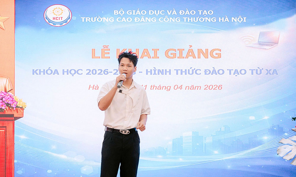 LỄ KHAI GIẢNG KHÓA HỌC 2026 – 2028  HÌNH THỨC ĐÀO TẠO TỪ XA