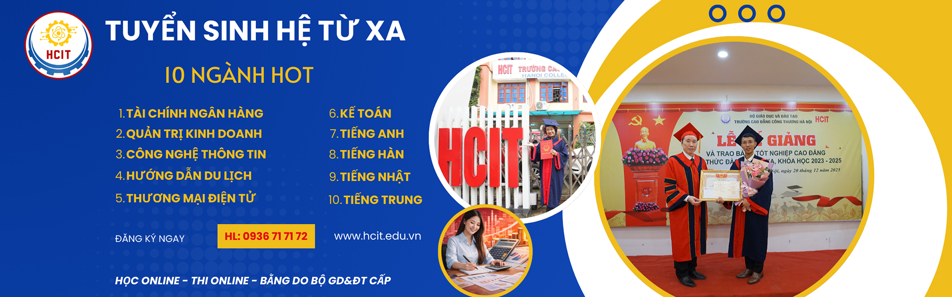 Tuyển sinh hệ cao đẳng trực tuyến