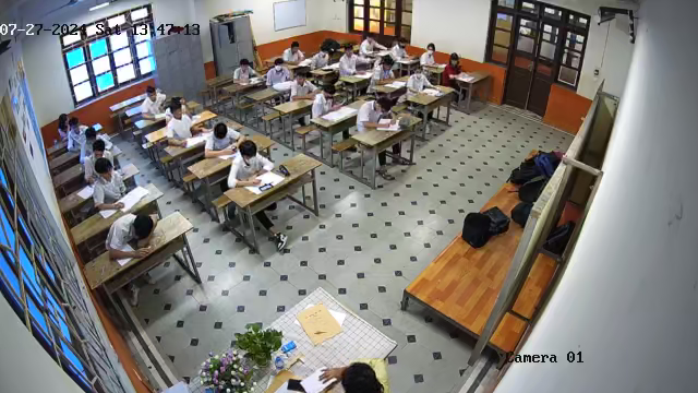 Kỳ thi khảo sát chất lượng học sinh các lớp nghề hệ đào tạo 02 văn bằng (Mô hình 9+), khóa học 2025-2028 CHẤT LƯỢNG  TRẬT TỰ - AN TOÀN VÀ NGHIÊM TÚC