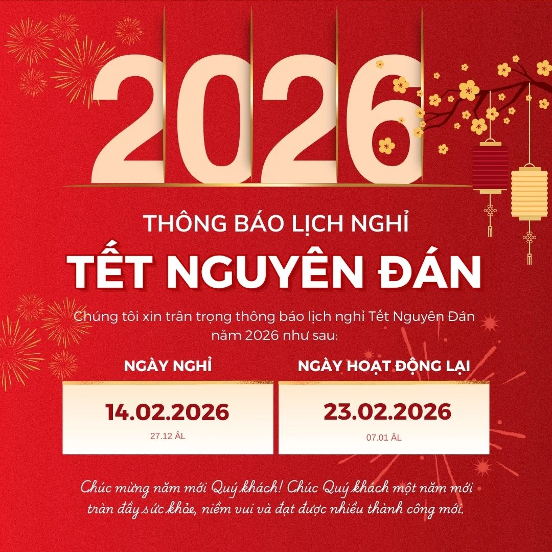Thông báo nghỉ Tết Nguyên đán Bính Ngọ năm 2026