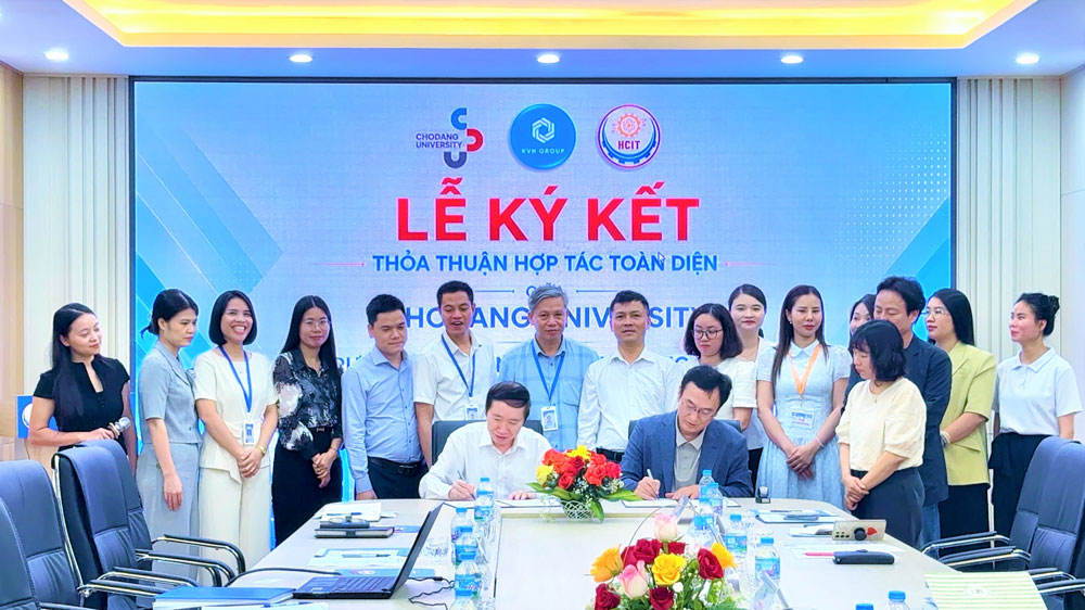 LỄ KÝ KẾT THỎA THUẬN HỢP TÁC GIỮA TRƯỜNG CAO ĐẲNG CÔNG THƯƠNG HÀ NỘI VÀ ĐẠI HỌC CHODANG – HÀN QUỐC