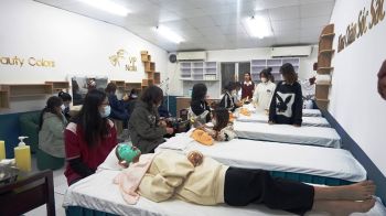 ẢNH THỰC HÀNH NGÀNH CHĂM SÓC SẮC ĐẸP