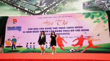 SÔI NỔI CÁC HOẠT ĐỘNG VĂN HÓA, VĂN NGHỆ, TDTT CHÀO MỪNG 92 NĂM NGÀY THÀNH LẬP ĐOÀN TNCS HỒ CHÍ MINH 26/03/1931 – 26/03/2023
