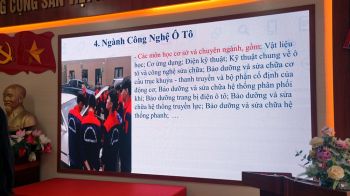 ẢNH TƯ VẤN HƯỚNG NGHIỆP CHO HỌC SINH TRƯỜNG THCS VĂN ĐIỂN