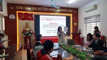 ẢNH TƯ VẤN HƯỚNG NGHIỆP CHO HỌC SINH TRƯỜNG THCS VĂN ĐIỂN