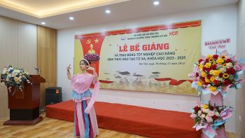 LỄ BẾ GIẢNG VÀ TRAO BẰNG TỐT NGHIỆP CAO ĐẲNG,   KHOÁ HỌC 2023-2025 TRANG TRỌNG VÀ Ý NGHĨA