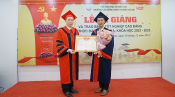 LỄ BẾ GIẢNG VÀ TRAO BẰNG TỐT NGHIỆP CAO ĐẲNG,   KHOÁ HỌC 2023-2025 TRANG TRỌNG VÀ Ý NGHĨA