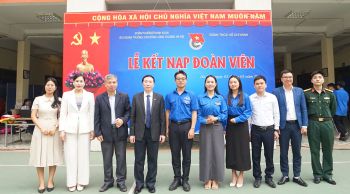 LỄ KẾT NẠP ĐOÀN VIÊN MỚI NĂM 2026  TRANG TRỌNG – NGHIÊM TÚC – ĐÚNG NGHI THỨC