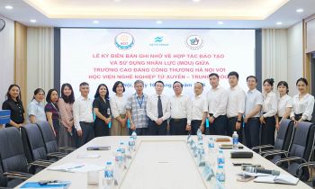 LỄ KÝ BIÊN BẢN GHI NHỚ VỀ  HỢP TÁC ĐÀO TẠO VÀ SỬ DỤNG NHÂN LỰC (MOU)