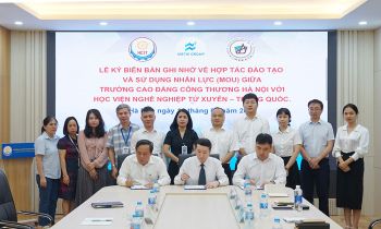 LỄ KÝ BIÊN BẢN GHI NHỚ VỀ  HỢP TÁC ĐÀO TẠO VÀ SỬ DỤNG NHÂN LỰC (MOU)